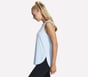 GO DRI Swift Tunic Tank, SIL / WHITE / BLUE, full image number 2