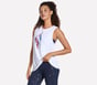Skechers USA Muscle Tank, WHITE, full image number 2