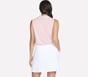 GO DRI SWIFT Polo Tank, WHITE / PINK, full image number 1