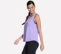 Stride Performance Tank, PURPLE / CORAL, full image number 2