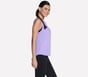 Stride Performance Tank, PURPLE / CORAL, full image number 3