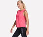 Stride Performance Tank, TAUPE / CORAL, full image number 2