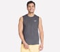 GO DRI Charge Muscle Tank, BLACK / CHARCOAL, full image number 0