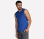 GO DRI Charge Muscle Tank, BLUE, full image number 2