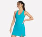 GO FLEX RIB V-Neck Tank, NAVY / GREEN, full image number 2