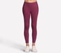 Skechers GO WALK High Waisted Legging, BURGUNDY / PINK, full image number 0