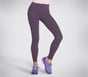 Skechers GO WALK High Waisted Legging, DARK PURPLE, full image number 0