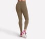 Skechers GO WALK High Waisted Legging, GRAY / OLIVE, full image number 1