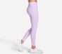 Skechers GO WALK High Waisted Legging, WHITE / SILVER, full image number 3