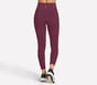 Skechers GO WALK HW 7/8 Legging, BURGUNDY / PINK, full image number 1