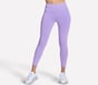 Skechers GO WALK High Waisted 7/8 Legging, PURPLE / CORAL, full image number 0