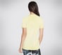 Diamond Wash Hatha Scoop Neck Tunic Tee, LIME, full image number 1