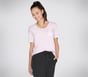 Diamond Wash Hatha V-Neck Pocket Tee, PURPLE / LAVENDER, full image number 2