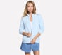 GO WALK Everywhere Jacket, ARGENT / BLANC / BLEU, full image number 4