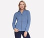 GO WALK Everywhere Jacket, WHITE / BLUE, full image number 0