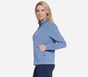 GO WALK Everywhere Jacket, WHITE / BLUE, full image number 2