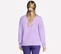 The Hoodless Hoodie GO WALK Everywhere Jacket, WHITE / LIGHT PURPLE, full image number 1