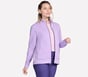 The Hoodless Hoodie GO WALK Everywhere Jacket, WHITE / LIGHT PURPLE, full image number 2
