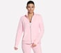 GO WALK Everywhere Jacket, BLANC / ROSE, full image number 0