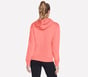 Skechers Signature Pullover Hoodie, CORAL / LIME, full image number 1