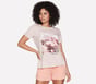 Skechers Dreamy Escape Tee, LIGHT PINK, full image number 0
