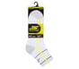 3 Pack Men's Performance Quarter Crew Stripe Socks, WHITE, full image number 1
