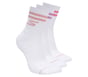 3 Pack Women's Performance Pickleball Varsity Stripe Low Crew Socks, WHITE, full image number 0