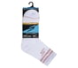 3 Pack Women's Performance Pickleball Varsity Stripe Low Crew Socks, WHITE, full image number 1