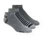 3 Pack Low Cut Terry Trainer Work Socks, GRAY, full image number 0