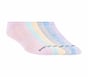6 Pack Low Cut Sport Stripe Socks, LIGHT PINK, full image number 0