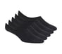 5 Pack Microfiber Liner Socks, BLACK, full image number 0