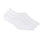 5 Pack Microfiber Liner Socks, WHITE, full image number 0