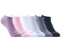 6 Pack Color Liner Socks, ASSORTED, full image number 0