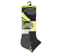 3 Pack Men's Half Terry Quarter Crew Socks, SCHWARZ, full image number 1