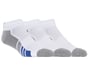 3 Pack Half Terry Athletic Socks, WHITE, full image number 0