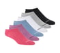 Cotton No-Show Socks - 6 Pack, MAGENTA, full image number 0