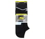 Mens No Show Premium Basic Socks - 3 Pack, BLACK, full image number 1