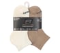 6 Pack Core Quarter Medium Socks, NATURAL / MULTI, full image number 1