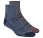 Mens Trail Quarter Coolmax Socks - 2  Pack, BLUE  /  GRAY, full image number 0