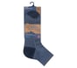 Mens Trail Quarter Coolmax Socks - 2  Pack, BLUE  /  GRAY, full image number 1