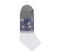 Quarter Colorblock Socks - 3 Pack, GRAY, full image number 1