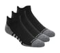 Lowcut Heel Tab Work Socks - 3 Pack, BLACK, full image number 0