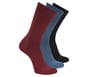 3 Pack Men's Reflective Performance Half Terry Crew Socks, POSEIDON, full image number 0