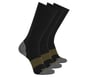 Work: 3 Pack Men's Over Calf Compression Socks, BLK, full image number 0