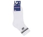 3 Pack Women's Low Crew Varsity Socks, WHT, full image number 1