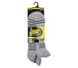 3 Pack Men's Performance Low Cut Running Heel Tab Socks, GRIS FONCÉ, full image number 1