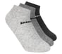 3 Pack Boys' Low Cut Cotton Socks, GRAY, full image number 0