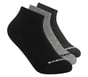 3 Pack Boys' Quarter Crew Cotton Socks, BKGY, full image number 0