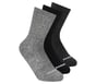 3 Pack Boys' Crew Cotton Socks, GRAY, full image number 0