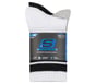 3 Pack Boys' Crew Socks, WHITE / BLACK, full image number 1